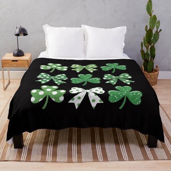Item preview, St Patricks day Shamrock Coquette Bow Irish boys women men designed and sold by Vexat062Art.