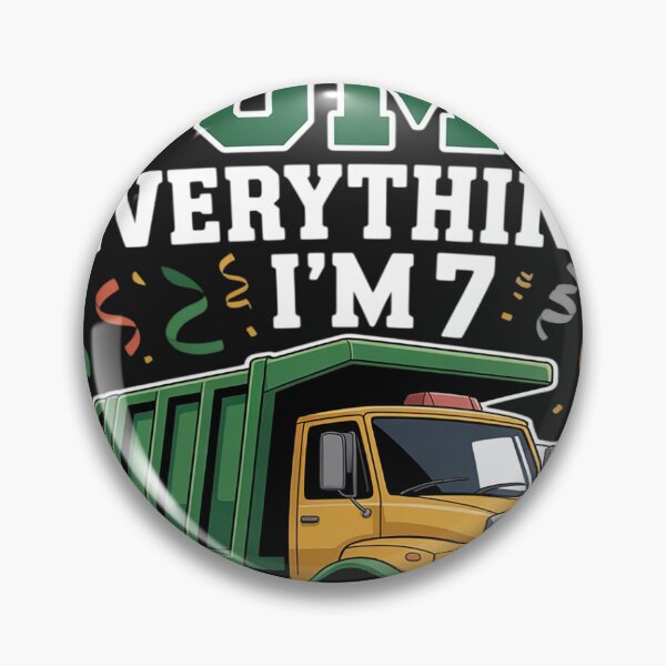 Item preview, Recycling Trash 7 Years Old Garbage Truck 7th Birthday Boy designed and sold by lamsaoniutoi.