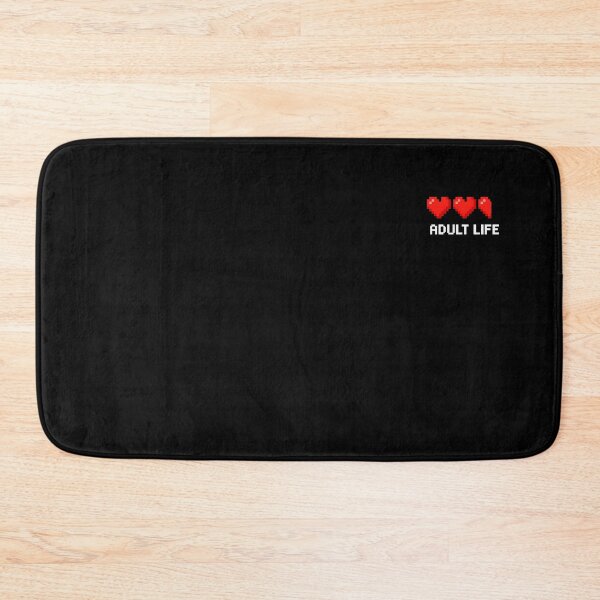Item preview, 8-bit Pixel Art Nostalgic Gamer “Adult Life” – Heart Health Bar designed and sold by DogLord.