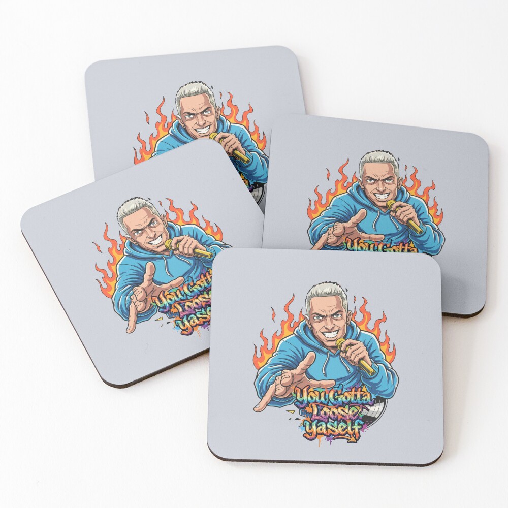 Artikel-Vorschau von Untersetzer (4er Set), designt und verkauft von InkSlingerShop.