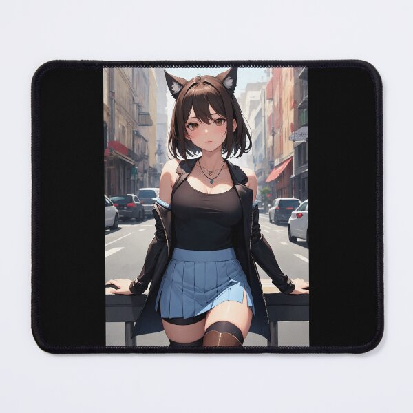 Item preview, Rinoa Heartilly FFVIII - Catgirl Anime Urban Streetwear Final Fantasy Art designed and sold by iloveanimechibi.