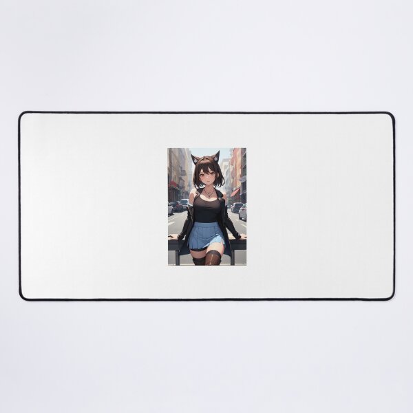 Item preview, Rinoa Heartilly FFVIII - Catgirl Anime Urban Streetwear Final Fantasy Art designed and sold by iloveanimechibi.