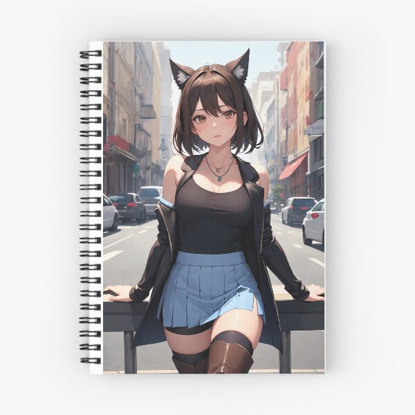 Item preview, Rinoa Heartilly FFVIII - Catgirl Anime Urban Streetwear Final Fantasy Art designed and sold by iloveanimechibi.
