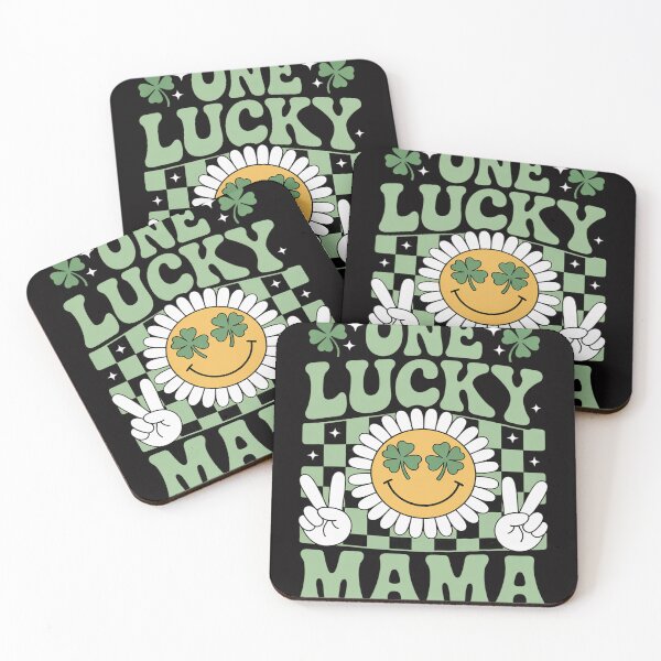 Item preview, St Patricks Day Groovy Shamrock One Lucky Mama Paddy's Day designed and sold by Vexat062Art.