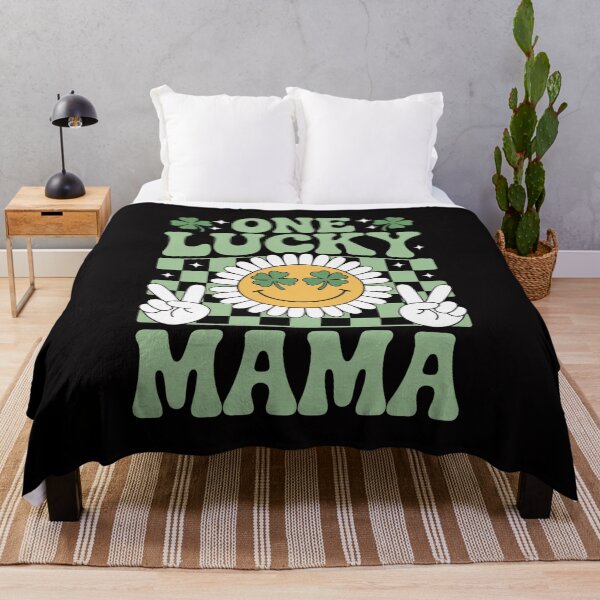 Item preview, St Patricks Day Groovy Shamrock One Lucky Mama Paddy's Day designed and sold by Vexat062Art.