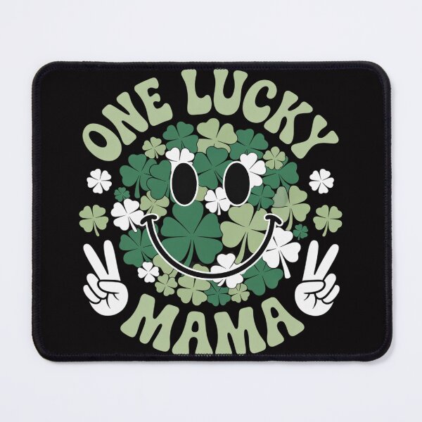 Item preview, St Patricks Day Family Matching Groovy One Lucky Mama designed and sold by Vexat062Art.