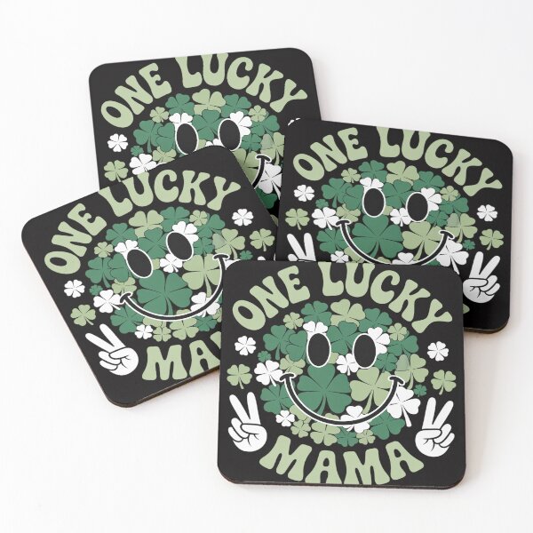 Item preview, St Patricks Day Family Matching Groovy One Lucky Mama designed and sold by Vexat062Art.