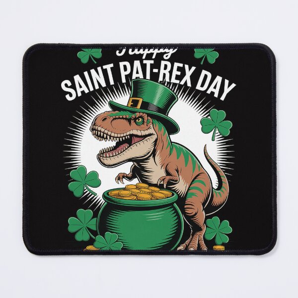 Item preview, St Patricks Day - Happy St Pat-Rex Day Dinosaur designed and sold by Vexat062Art.