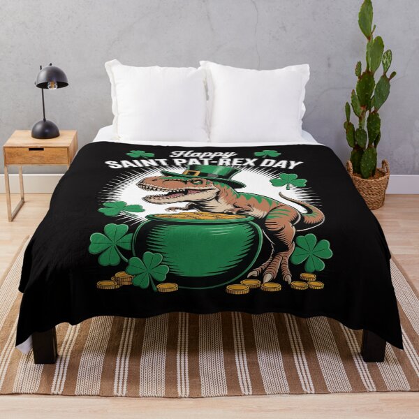 Item preview, St Patricks Day - Happy St Pat-Rex Day Dinosaur designed and sold by Vexat062Art.