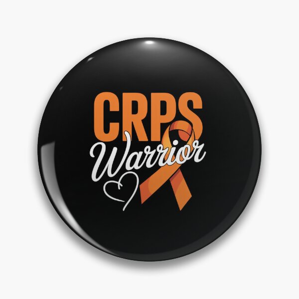 Item preview, CRPS Warrior Complex Regional Pain Syndrome Orange Ribbon designed and sold by repconomArt.