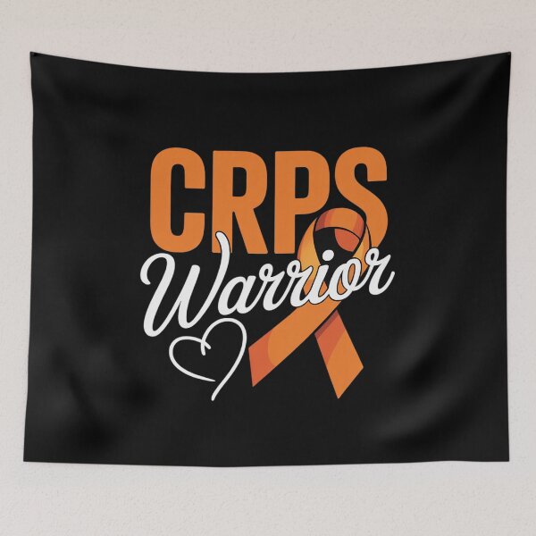 Item preview, CRPS Warrior Complex Regional Pain Syndrome Orange Ribbon designed and sold by repconomArt.