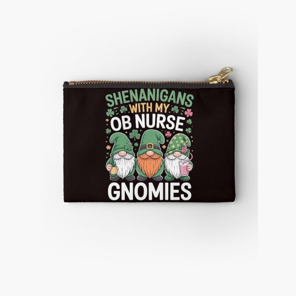 Item preview, Shenanigans With My Obstetrics Nurse Gnomes St Patricks Day designed and sold by MichaelStalkas.