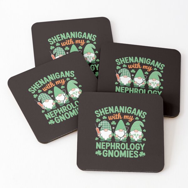 Item preview, Shenanigans With My Nephrology Gnomies St Patricks Day Nurse designed and sold by MichaelStalkas.