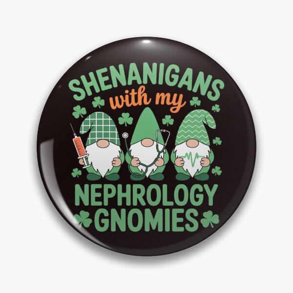 Item preview, Shenanigans With My Nephrology Gnomies St Patricks Day Nurse designed and sold by MichaelStalkas.