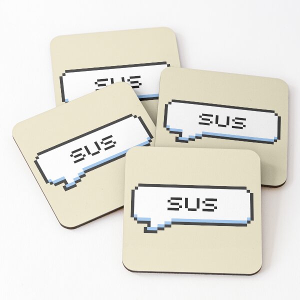 Item preview, Sus Sticker designed and sold by Potato Quality Prints.