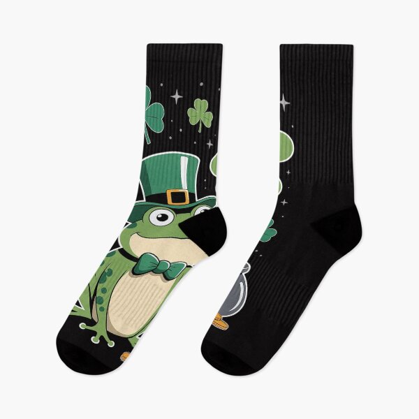 Item preview, Shamrock Leprechaun Frog St Patrick's Day designed and sold by Vexat062Art.