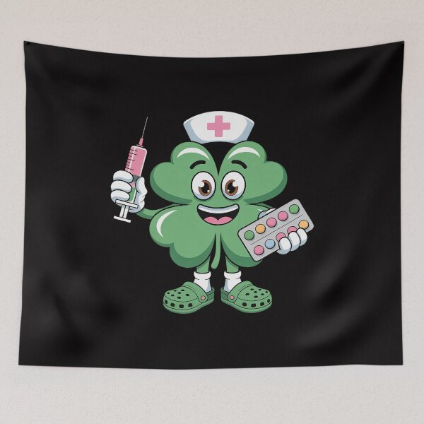 Item preview, Saint Pattys Scrub St Patricks Day Nurse Shamrock Women designed and sold by Vexat062Art.