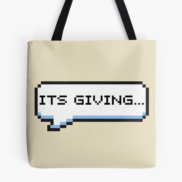 Item preview, Its Giving... Sticker designed and sold by Potato Quality Prints.