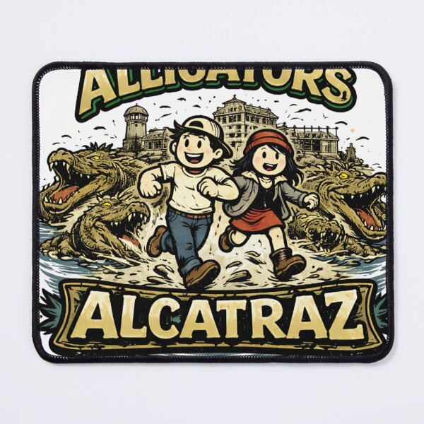 Item preview, Allegator Alcatraz designed and sold by FoxstarRavas.