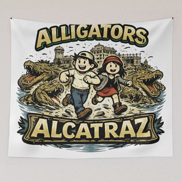 Item preview, Allegator Alcatraz designed and sold by FoxstarRavas.