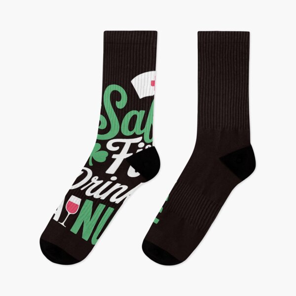 Item preview, Safety First Drink With A Nurse Shamrock St Patrick Day designed and sold by MichaelStalkas.