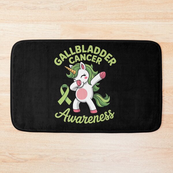 Item preview, Cute dabbing unicorn Bile Duct Gallbladder Cancer Awareness designed and sold by repconomArt.