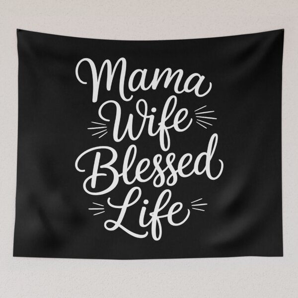 Item preview, Mama Wife Blessed Life Mom Mother's Day designed and sold by Morphologiona.