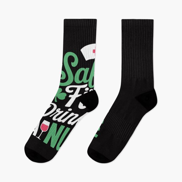 Item preview, Safety First Drink With A Nurse Shamrock St Patrick Day designed and sold by Vexat062Art.