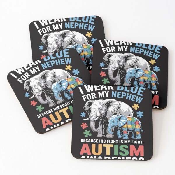 Item preview, Puzzle Autistic Elephant Autism Nephew Uncle Aunt designed and sold by Vexat062Art.