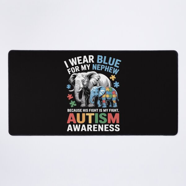 Item preview, Puzzle Autistic Elephant Autism Nephew Uncle Aunt designed and sold by Vexat062Art.