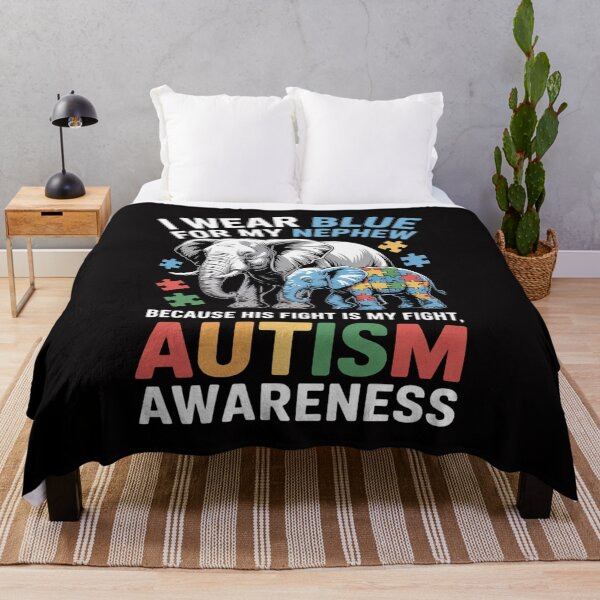 Item preview, Puzzle Autistic Elephant Autism Nephew Uncle Aunt designed and sold by Vexat062Art.