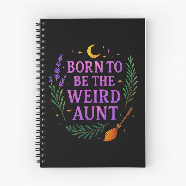 Item preview, Funny Weird Aunt Witch Gift Lavender Botanical Art designed and sold by ArcanePrintsxo.