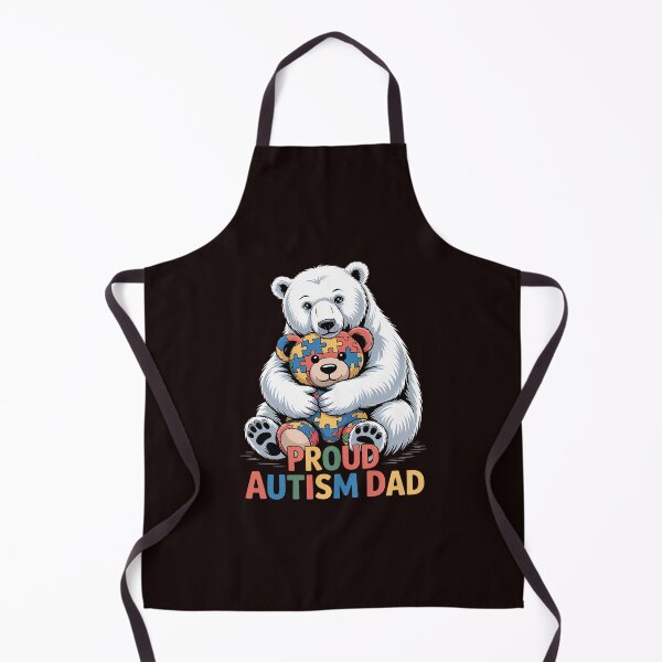 Item preview, Proud Autism Dad Bear Autism Awareness Autistic Son Daughter designed and sold by MichaelStalkas.