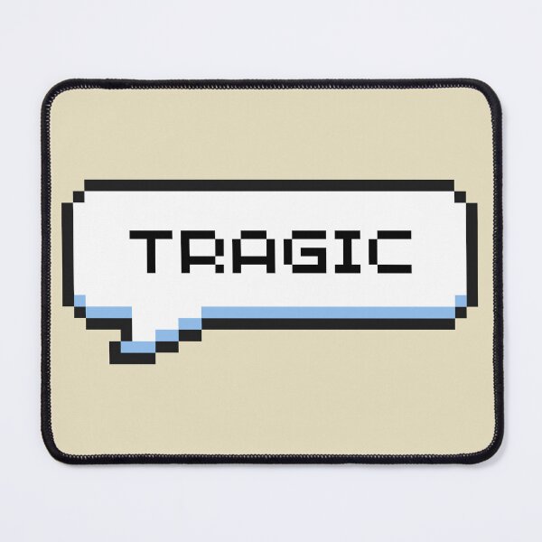 Item preview, Tragic Sticker designed and sold by Potato Quality Prints.