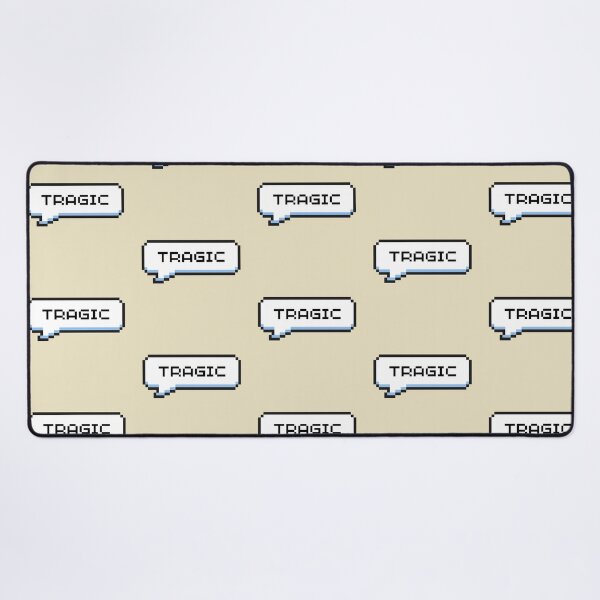 Item preview, Tragic Sticker designed and sold by Potato Quality Prints.