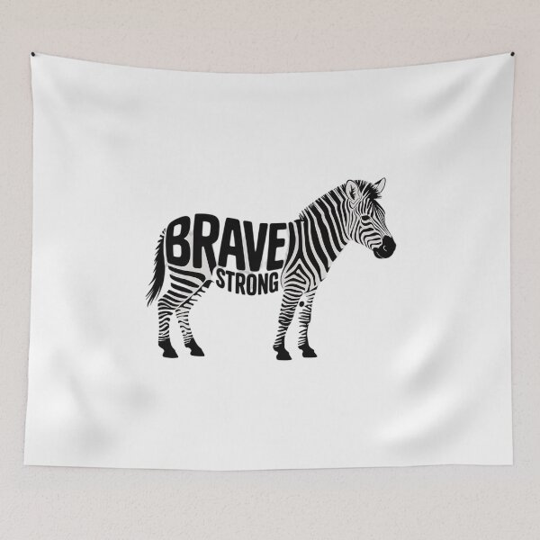 Item preview, Cute Zebra Strong Ehlers Danlos Syndrome Awareness designed and sold by repconomArt.