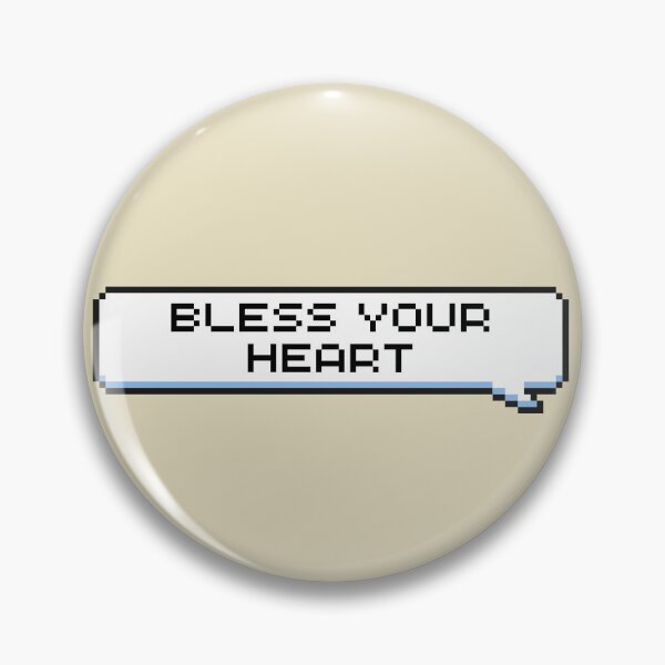 Item preview, Bless Your Heart Sticker designed and sold by Potato Quality Prints.