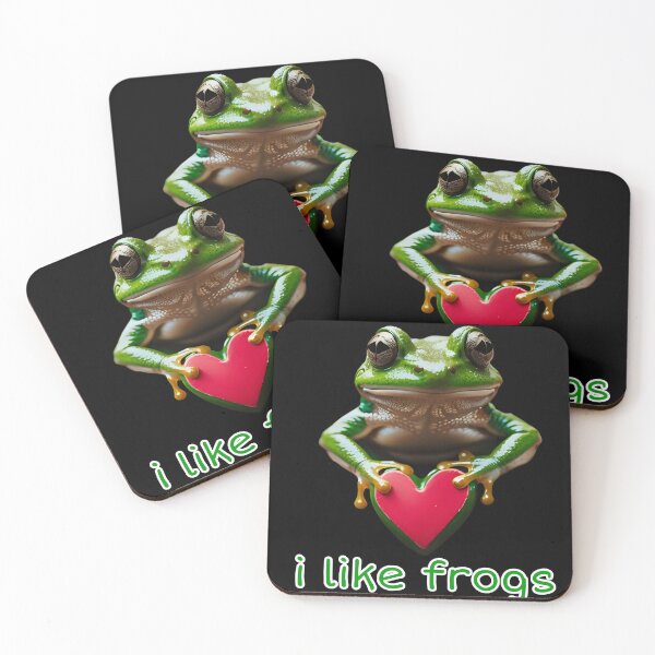 Item preview, Funny Frogcore I Like Frogs Cute Meme Gift designed and sold by ArcanePrintsxo.