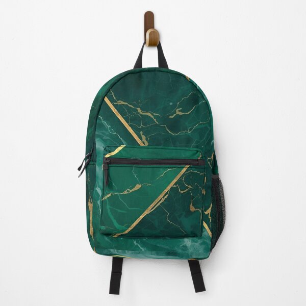 Item preview, Luxury Emerald Green and Gold Geometric Marble designed and sold by LakLuxe studio .