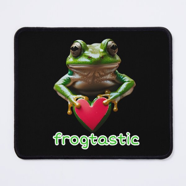 Item preview, Weird Frogcore Frogtastic Meme Lover Cute Heart Sticker designed and sold by ArcanePrintsxo.