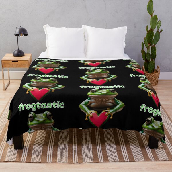 Item preview, Weird Frogcore Frogtastic Meme Lover Cute Heart Sticker designed and sold by ArcanePrintsxo.