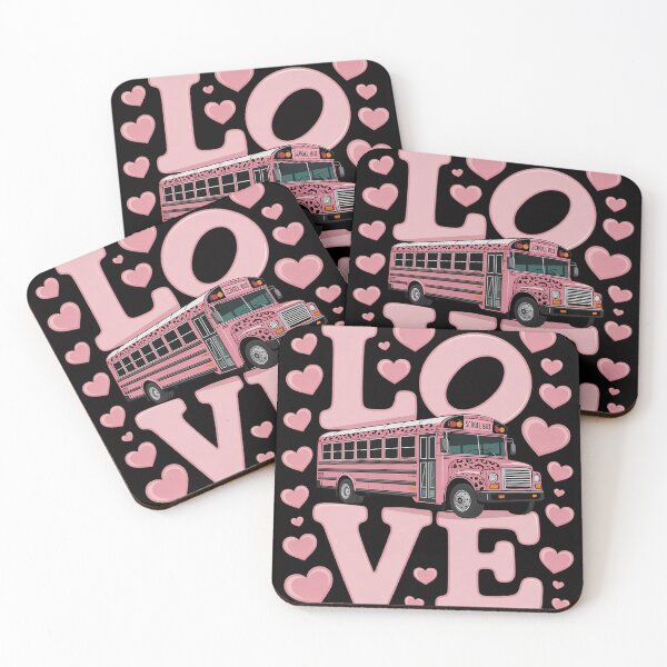 Item preview, Love School Bus Valentines Day Gifts For Men Women Couples designed and sold by Vexat062Art.