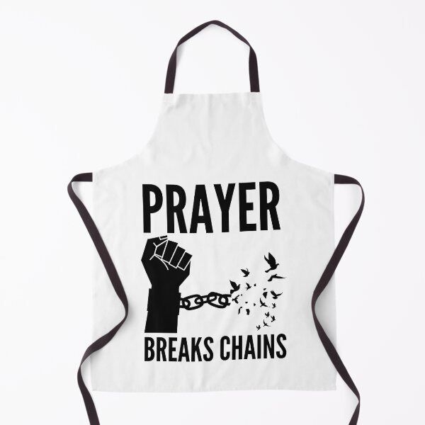 Item preview, Prayer Breaks Chains - Powerful Christian Faith - Black Design designed and sold by MoriaStore.