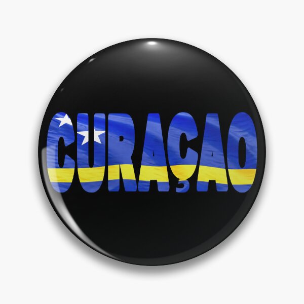 Item preview, CURAÇAO - Flag Flying in Wind cut to Letters Souvenir Sticker Shirt designed and sold by Adam Gormley.