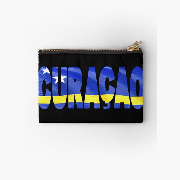Item preview, CURAÇAO - Flag Flying in Wind cut to Letters Souvenir Sticker Shirt designed and sold by Adam Gormley.