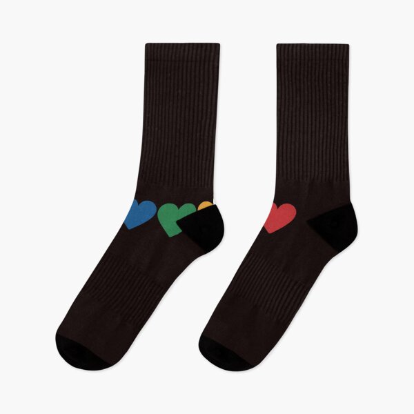 Item preview, Rainbow Flag Hearts Love LGBT Gay Lesbian Bi Trans designed and sold by MichaelStalkas.