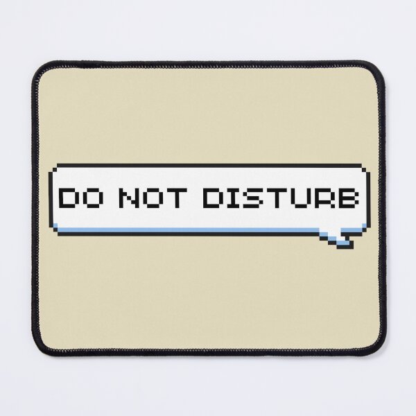 Item preview, Do Not Disturb Sticker designed and sold by Potato Quality Prints.