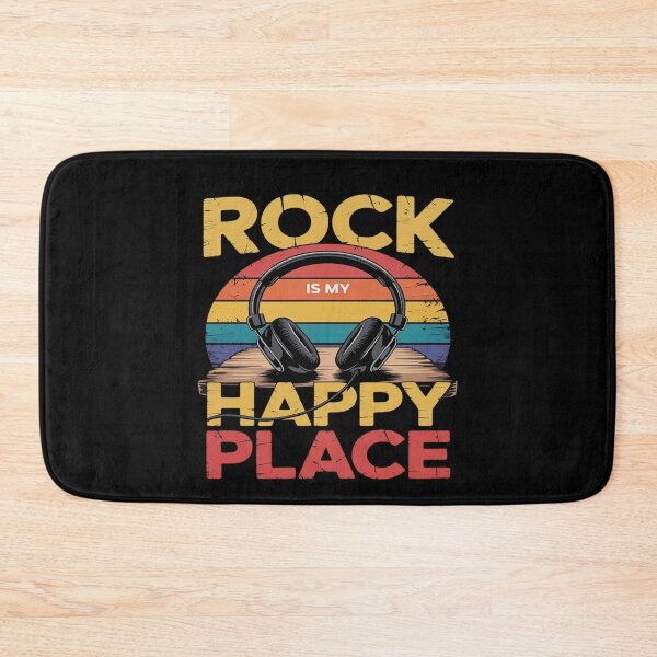 Item preview, Rock Music My Happy Place Musician Lovers DJ Headphone designed and sold by Slwankol.