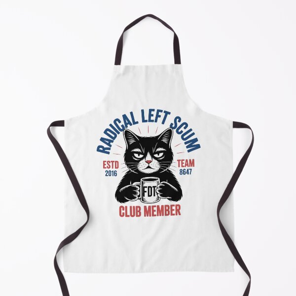 Item preview, Radical Left Scum Club Member Team 8647 ESTD 2016 Black Cat designed and sold by pansak.