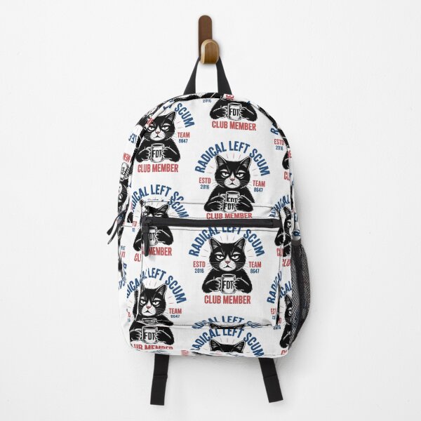 Item preview, Radical Left Scum Club Member Team 8647 ESTD 2016 Black Cat designed and sold by pansak.